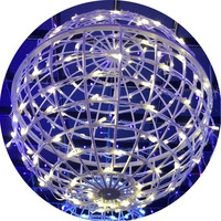 Boule lumineuse 3d de haute qualité, Offre Spéciale, 20, 50cm, lumières sepaktakraw de noël pour les fêtes de mariage