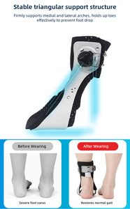 Attelle <span class=keywords><strong>de</strong></span> <span class=keywords><strong>cheville</strong></span> réglable à commande par molette avec coussinets d'air, stabilisateur <span class=keywords><strong>de</strong></span> <span class=keywords><strong>cheville</strong></span> pour le sport et la <span class=keywords><strong>rééducation</strong></span> des entorses - Product Image 4
