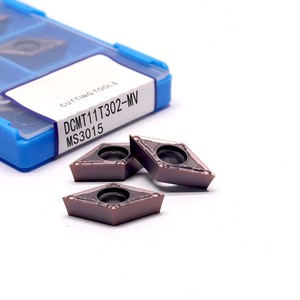 Inserto de Carburo de Alta Precisión DCMT11T302-MV para Mecanizado de Torneado Fino de Acero Aleado - Product Image 1