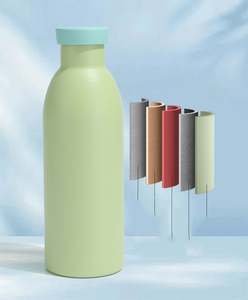 Botella de Agua Aislada al Vacío de Acero Inoxidable con Forma de Botella de Leche de 500 ml, Interior 304, Exterior 201, Mate, Pastel, Termo, Logotipo Personalizado - Product Image 6