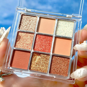 Nouvelle palette de fards à paupières <span class=keywords><strong>Ultramo</strong></span> love Fashion, fard à paupières en marque privée, fabricant OEM pas cher, fard à paupières pailleté bronzant pour la plage - Product Image 3