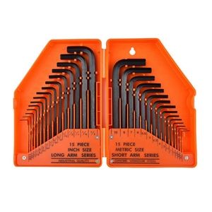 Combinaison de clés Allen en forme de L métriques de <span class=keywords><strong>30</strong></span> pièces avec tournevis plat et clé hexagonale - Product Image 6