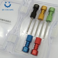 Kit de micro-visses pour laboratoire dentaire, implant, abutment, prothèse, instrument manuel chirurgical, ensemble d'instruments pour technicien
