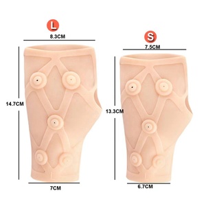 Nueva muñequera, guantes de tubo de mano de muñeca magnética de gel, férula de manga de compresión de muñeca para alivio del dolor de articulación de mano torcida - Product Image 3