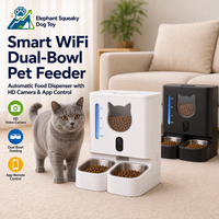 Distributeur automatique intelligent pour animaux de compagnie, distributeur d'eau et de nourriture conforme aux normes européennes, accessoires pour animaux de compagnie, produits pour chiens et chats avec moniteur vidéo à distance