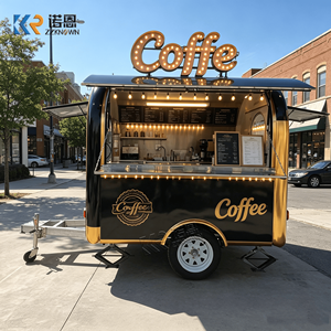 Remolque de Comida para Restaurante al Aire Libre, Remolque de Comida Personalizado, Carrito de Comida para Pollo Frito, Remolque Móvil de Café - Product Image 4