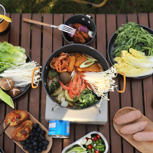 Ensemble de cuisine d'extérieur Firemaple 5 pièces, aluminium ultraléger, portable, pour le camping, 2-3 personnes - Product Image 4