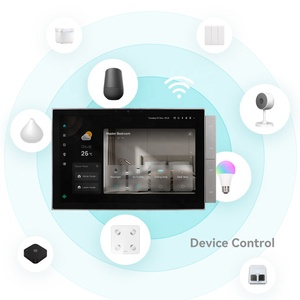 2025 Golden Security 10 pulgadas Zigbee y puerta de enlace <span class=keywords><strong>Bluetooth</strong></span> con control de voz Alexa incorporado Tuya Smart Home System pantalla grande - Product Image 4