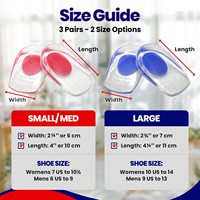 Coupes de talon en gel Inserts de fasciite plantaire-Coussinets de talon en silicone pour les éperons osseux Soulagement de la douleur Protecteurs de votre douleur ou de votre meurtri