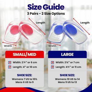 เจลใส่ส้นเท้า plantar fasciitis-แผ่นรองส้นซิลิโคนสำหรับกระดูกเดือยบรรเทาอาการปวดป้องกันของคุณเจ็บหรือช้ำ - Product Image 4
