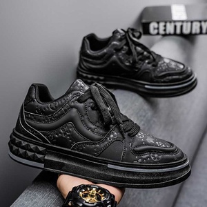 Zapatos de Hombre, Verano 2025, Nuevos, con Cordones, Color Sólido, Casuales para Exteriores, Deportivos, con Suela Gruesa, Resistentes al Desgaste - Product Image 2