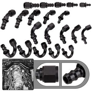 Conector de Tubería de Aceite Automotriz AN4 AN6 AN8 AN10 AN12 de Aleación de Aluminio de Ajuste Rápido, Conexión Invertida para Enfriador, para Actualización y Reequipamiento - Product Image 3