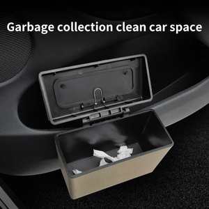 Il Design pieghevole <span class=keywords><strong>per</strong></span> la custodia in pelle ad alta temperatura della pattumiera universale <span class=keywords><strong>per</strong></span> <span class=keywords><strong>auto</strong></span> include i <span class=keywords><strong>coprisedili</strong></span> della spazzatura con gancio <span class=keywords><strong>per</strong></span> la sedia - Product Image 3