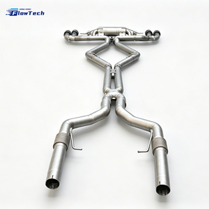 Sistema de Escape Cat-Back de Alto Flujo con Válvulas de Acero Inoxidable y Control Avanzado de Válvulas para Alfa Romeo Quadrifoglio 2.9T V6 - Product Image 2