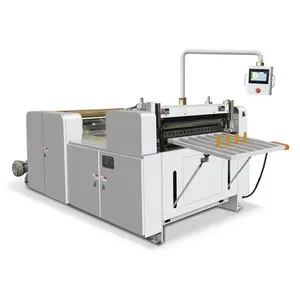 HQJ-800B Automatic Nonwovens Paper Roll To Sheets Cutting Sheeting Machine For Advertising Paper Bags