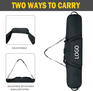 Sac de ski rembourré professionnel pour l'hiver, 155 cm, imperméable, résistant à l'usure, étui de voyage pour <span class=keywords><strong>snowboard</strong></span> avec poche de rangement, personnalisable - Product Image 5