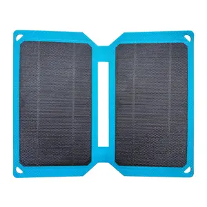 Folding Solar Charger 10w 5v 2.1a Usb Output Devices Portable Solar Panel For Mobile Phone