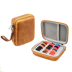 Portable Guitar Accessories <strong>Case</strong> <strong>Pick</strong> <strong>Holder</strong> Storage Bag 24 Slots Guitar <strong>Pick</strong> Container for Acoustic Guitar Players - Product Image 2