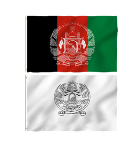 Wisezone Flagnshow ukuran kustom bendera Afghanistan cetakan Digital 100% poliester bendera Afghan untuk dijual - Product Image 1