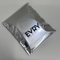 Sac d'expédition en polyéthylène avec logo personnalisé, en aluminium argenté, pour la livraison postale express, emballage résistant à la déchirure et imperméable