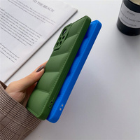 Funda de teléfono con chaqueta acolchada al por mayor para Samsung Galaxy S23 S22 Ultra Note 20 Pro A03 A53 A12 A13 A33 A73 A03s