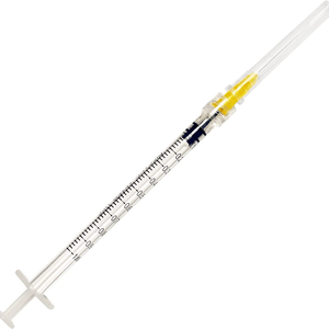 <span class=keywords><strong>Seringue</strong></span> médicale jetable en plastique avec embout Luer Lock et aiguille hypodermique <span class=keywords><strong>21G</strong></span>, fournisseurs de consommables médicaux, 1 ml, 5 ml, vétérinaire - Product Image 2