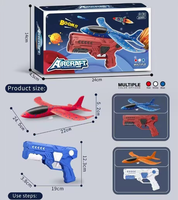 Vente chaude mousse catapulte avion lancer planeur pistolet amusant enfants interaction en plein air cadeaux jouets éducatifs 2023