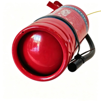 Extincteur à poudre sèche ABC 9 kg portable avec manomètre, équipement de lutte contre l'incendie pour la maison et l'industrie
