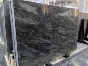 Losas de Cuarcita Pulida Ocean Fantasy de Alta Calidad Goldtop, OEM/ODM, Piedra Natural Brillante, Diseño Moderno para Villas, 5 Años de Garantía - Product Image 1