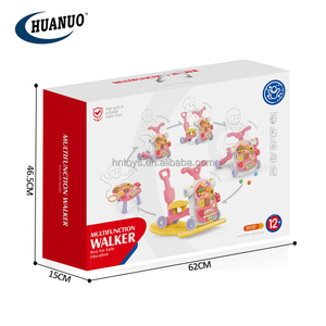 Suministros y productos de Andador de actividades para bebés multifunción de pie para sentarse a caminar 5 en 1 cochecito de coche mecedora manual para bebés - Product Image 6