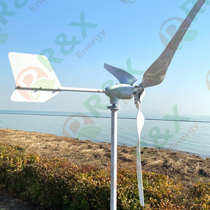 Custom 1kw to 10kw Horizontal Vertical Axis Wind Factory Residential Eolic Power System for Home Roof Wind <b>Generators</b> RX-F5 800W - Product Image 6