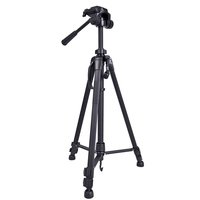 Trépied pour appareil photo reflex numérique, photographie, trépied portable en métal, support pour téléphone portable, selfie, bureau extérieur, niveau à bulle, capacité de charge de 3 kg