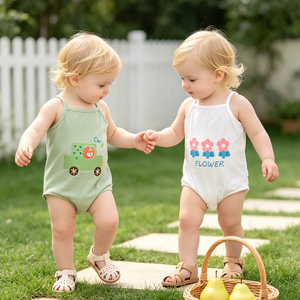 Sac à dos pour enfants, Vêtements de bébé, Bretelles pour bébé, Vêtements d'escalade en modal pour garçons, Gilets pour filles, Combinaisons pour bébés, Respirant pour l'été - Product Image 2
