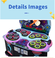 Console de jeu d'arcade de luxe commerciale à double monnayeur Smash Mole divertissement