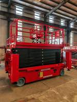 Plateforme de travail aérienne automotrice robuste à ciseaux hydrauliques pour levage sécurisé en projets d'ingénierie