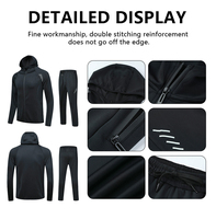 Athlétique course à pied entraînement haut de fitness fermeture éclair entraînement hommes veste de survêtement Logo personnalisé veste unie pour hommes