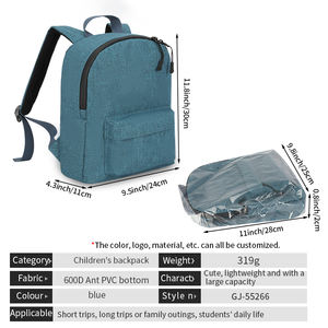 <span class=keywords><strong>Zaino</strong></span> per Bambini Personalizzabile con LOGO, Impermeabile, Resistente, Carino, per Scuola Primaria e <span class=keywords><strong>Asilo</strong></span>, Piccolo <span class=keywords><strong>Zaino</strong></span> Giornaliero - Product Image 5