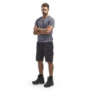 BLAKLADER - 153413109900C54 Pantalones cortos artesanos Negro-EAN 7330509305850 PANTALONES DE TRABAJO PANTALONES CORTOS DE TRABAJO - Product Image 3