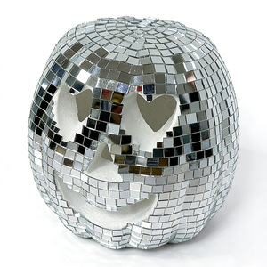 Bola de Discoteca al por Mayor, <span class=keywords><strong>Calabaza</strong></span> de Cristal Espejado para Decoración de Fiestas de Halloween, Otoño y Acción de Gracias, Venta a Granel - Product Image 3