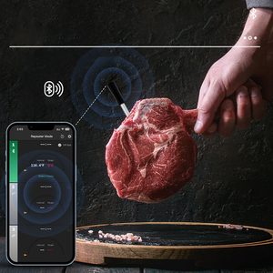 <span class=keywords><strong>Thermomètre</strong></span> à viande <span class=keywords><strong>sans</strong></span> <span class=keywords><strong>fil</strong></span> pour four, grill, <span class=keywords><strong>barbecue</strong></span>, fumoir, cuisine, <span class=keywords><strong>thermomètre</strong></span> numérique intelligent Bluetooth pour <span class=keywords><strong>barbecue</strong></span>, jauge de température - Product Image 5