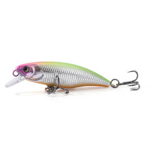 Metal Artificial Hard Bait Minnow <strong>Lure</strong> 52mm 4.5g Sinking Action 3D Eyes for Tuna Salmon Bream Crucian Carp River Stream <strong>Fishing</strong> - Product Image 2
