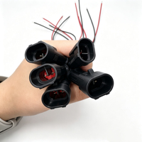 Faisceau de câblage personnalisé, connecteur électrique étanche à 2 broches, prise de phare H8 H9 H11, câble automobile, fiche en cuivre pour voiture à LED