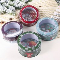 Grote Food Grade Vlakte Cake Cookie Tin Opslag Container Dozen Valentine Ronde Kerst Cookies Cake Tins Kan Voor Cake Cookie