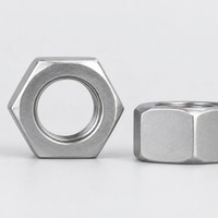 Écrous hexagonaux en alliage 625, alliage de nickel ASTM F467 DIN 934 ASME B18.2.2 pour équipements de traitement chimique