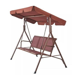 Meubles de jardin convertibles pour patio extérieur Auvent convertible et pergola comprenant un <span class=keywords><strong>banc</strong></span> de balançoire pour porche - Product Image 2