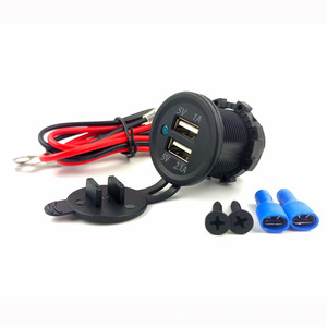 Kép cổng xe buýt thuyền Marine Car Battery Charger 5v2.1a/1A kép USB sạc Ổ cắm - Product Image 5