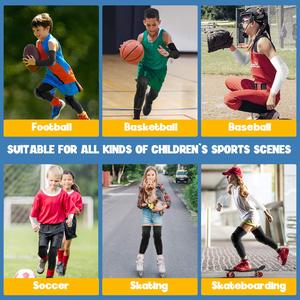 Attrezzatura Protettiva OEM <span class=keywords><strong>per</strong></span> Ciclismo e Basket <span class=keywords><strong>per</strong></span> Bambini, Imbottiture Esagonali, Ginocchiere a Nido d'Ape <span class=keywords><strong>per</strong></span> Bambini e Ragazzi - Product Image 4