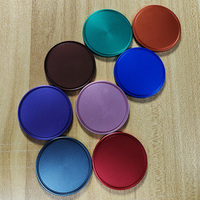 Marqueur de balle de golf personnalisé en acier inoxydable et aluminium usiné CNC, logo personnalisé, souvenir de haute qualité