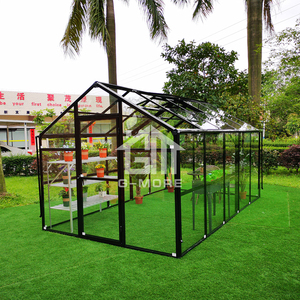 <span class=keywords><strong>Serre</strong></span> classique Royal Park avec structure en aluminium ultra-résistante, résistante au vent jusqu'à 100 km/h, <span class=keywords><strong>serre</strong></span> modulaire extensible en verre - Product Image 2