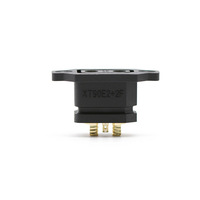 Conector Amass XT90E-F XT90E-M XT90E(2+2)-F para Montaje en Pared o Panel, Negro, IP40, Latón Chapado en Oro, 45A DC500V
